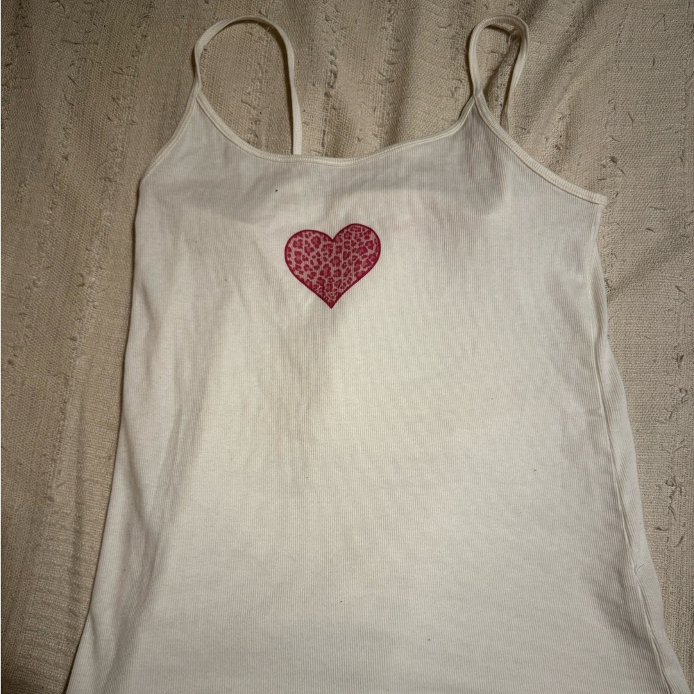 White Sweetly Tank Top